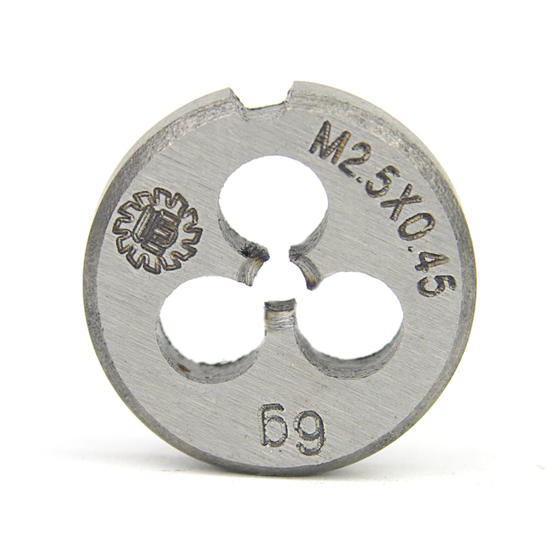 Плашка М 2.5х0.45 9ХС