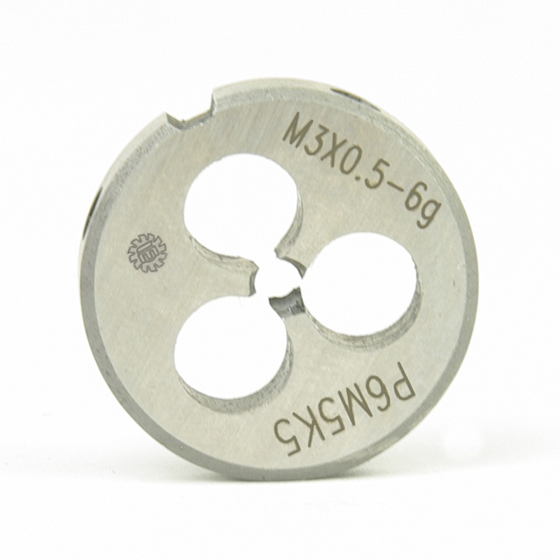 Плашка М 3 х0.5 Р6М5К5 6g