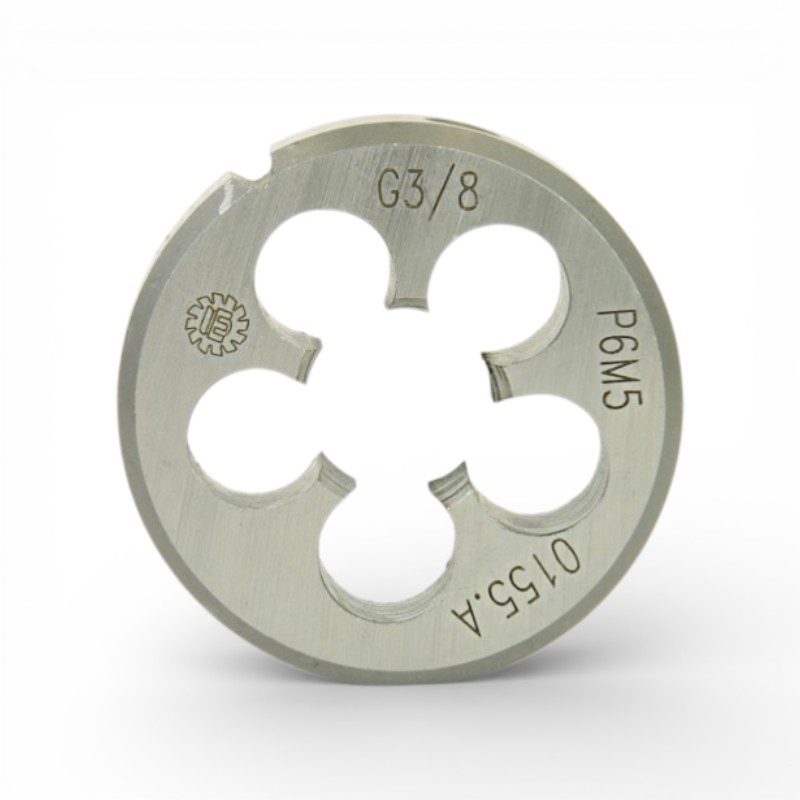 Плашка тр.цил. G 3/8″ Р6М5