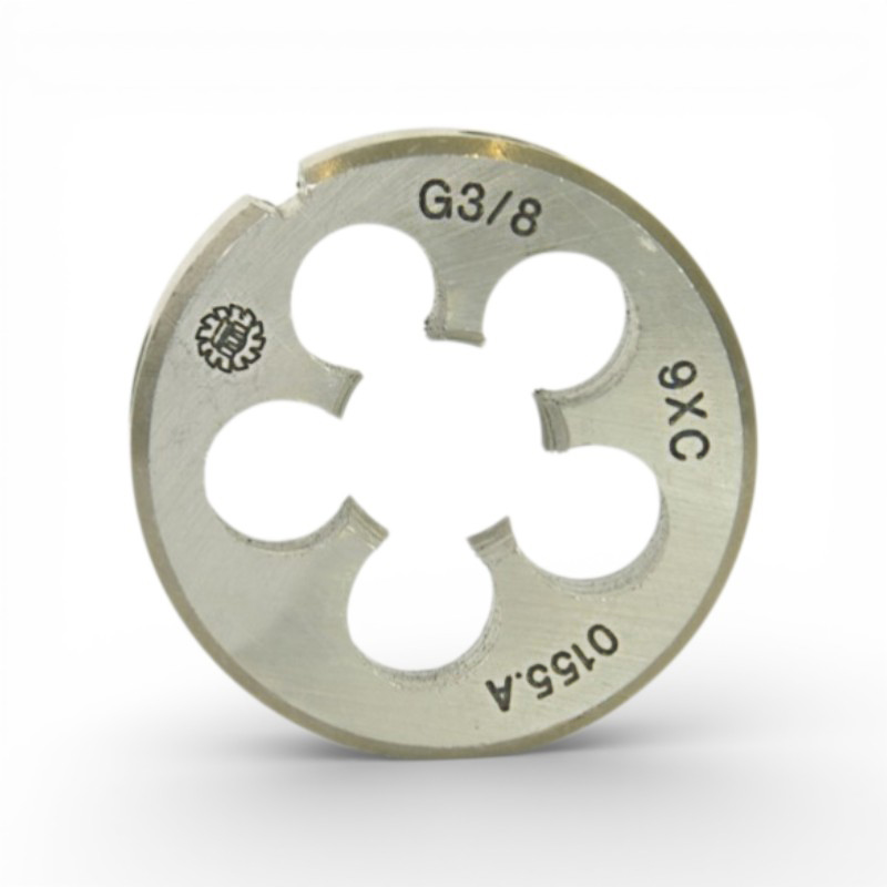 Плашка тр.цил. G 3/8″ 9ХС